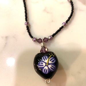 Handmade Beaded necklace with Hawaiian🌺kuikui nut